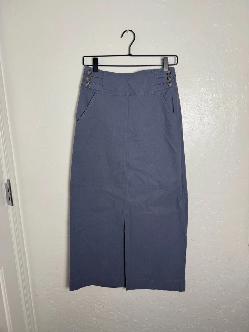 Anthropologie Slim Column Maxi Skirt